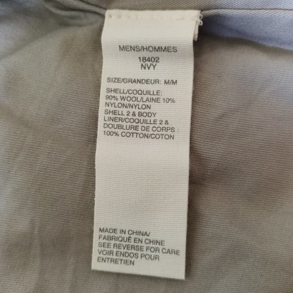 Men's M Medium Woolrich Ruxton Slate Gray Wool Vest 18402 Buttons 3 pockets - Picture 13 of 15